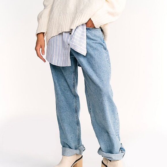 Free People James leather chelsea ankle boots size 39.5 US 9.5 new in box - Picture 3 of 5